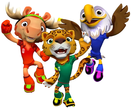 Mascotes da Copa de 2026