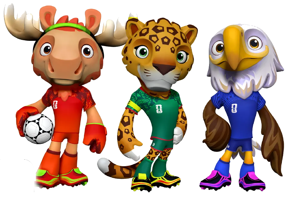 Mascotes da Copa de 2026